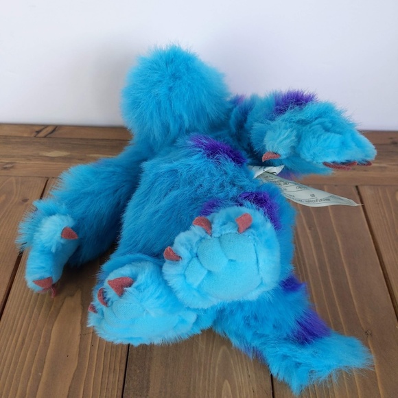 2001 Sulley Plush 9” Disney Pixar Hasbro Monsters, Inc. Plush James P. Sulley - Picture 5 of 7